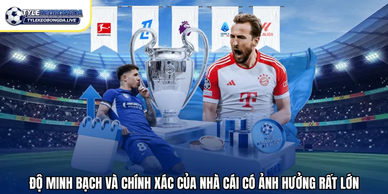 Độ minh bạch và chính xác của nhà cái có ảnh hưởng rất lớn