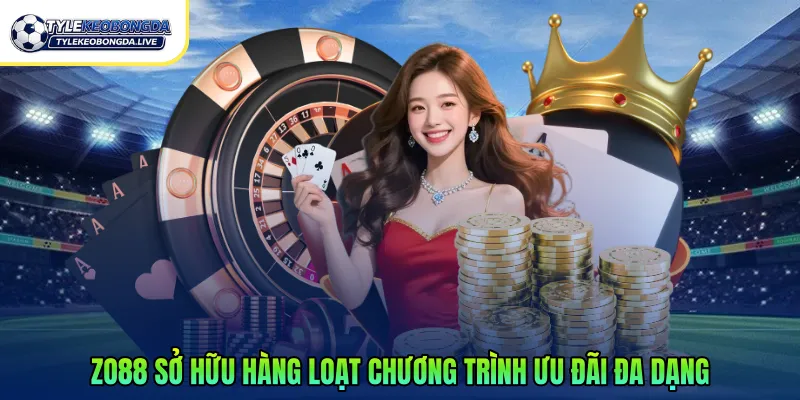 Zo88 sở hữu hàng loạt chương trình ưu đãi đa dạng
